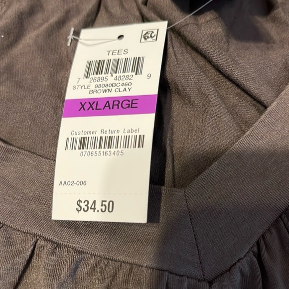 COLLECTION Gray Women's Top - Picture 9 of 9